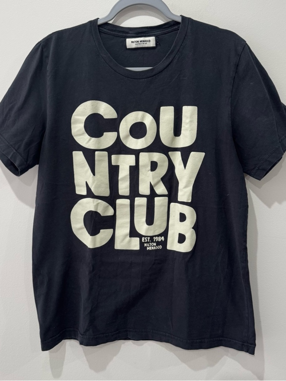 Milton Menasco Size Large‎ Western Country Club Rodeo Tee Shirt